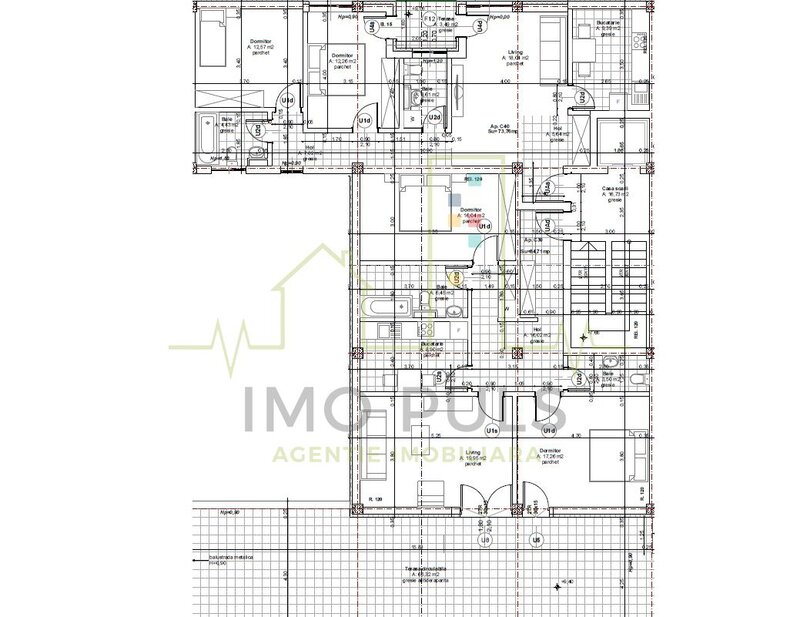 Timisoara Penthouse. Lipovei. Terasa 66 mp. 2 Bai. Decomandat. Bucatarie inchisa